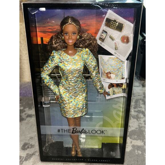 Mattel #The Barbie Look-City Shine- Black Label Barbie Collector Doll (NWT)